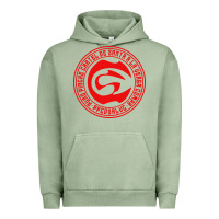Pigment Oil Green cartel de santa Urban Hoodie - linhVisuals