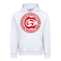 White cartel de santa Urban Hoodie - linhVisuals
