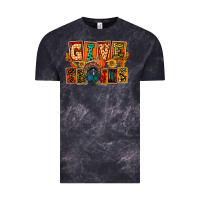 Cloud Black Give Thanks Thanksgiving Vintage Tee - FaDigitalArtStudio