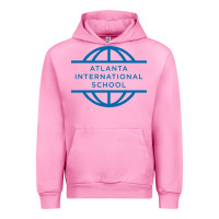 Fuchsia Pink atlanta international school Urban Hoodie - linhVisuals