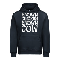 Navy brown chicken brown cow Urban Hoodie - linhVisuals