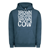 Pigment Midnight Navy brown chicken brown cow Urban Hoodie - linhVisuals
