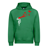 Emerald banksy Urban Hoodie - linhVisuals