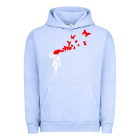 Pigment Grape Ice banksy Urban Hoodie - linhVisuals