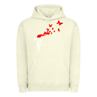 Pigment Pistachio banksy Urban Hoodie - linhVisuals