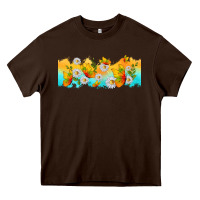 Chocolate Brown butterflies summer Heavy Core Tee - TumblerDesignByShophia