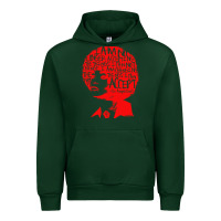Forest Green angela davis political activist Urban Hoodie - linhVisuals