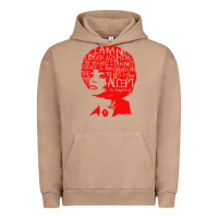 Pigment Burro angela davis political activist Urban Hoodie - linhVisuals