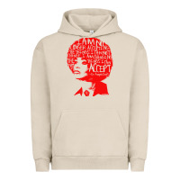Pigment French Oak angela davis political activist Urban Hoodie - linhVisuals