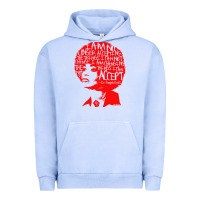 Pigment Grape Ice angela davis political activist Urban Hoodie - linhVisuals