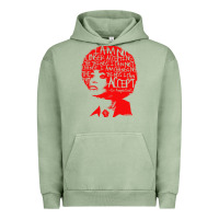 Pigment Oil Green angela davis political activist Urban Hoodie - linhVisuals