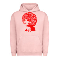 Pigment Salmon angela davis political activist Urban Hoodie - linhVisuals