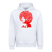 White angela davis political activist Urban Hoodie - linhVisuals