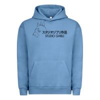 Pigment Pebble Blue studio ghibli2 Urban Hoodie - linhVisuals