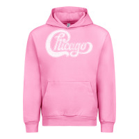 Fuchsia Pink chicago retro styled faded design Urban Hoodie - linhVisuals