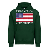 Forest Green pro america anti trump shirt   american usa flag resist t shirt Urban Hoodie - linhVisuals
