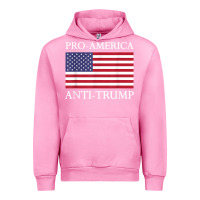 Fuchsia Pink pro america anti trump shirt   american usa flag resist t shirt Urban Hoodie - linhVisuals