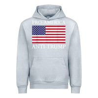 Heather Grey pro america anti trump shirt   american usa flag resist t shirt Urban Hoodie - linhVisuals
