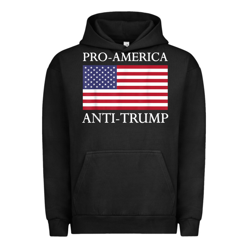Pro America Anti Trump Shirt   American Usa Flag Resist T Shirt Urban Hoodie by linhVisuals | Teevron
