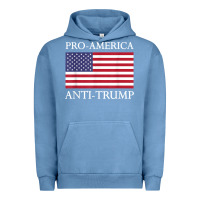 Pigment Pebble Blue pro america anti trump shirt   american usa flag resist t shirt Urban Hoodie - linhVisuals