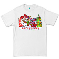 White love christmas snowman Premium Tee - CowGirlArtShop