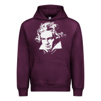 Mauve Wine beethoven Urban Hoodie - linhVisuals