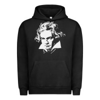 Pigment Black beethoven Urban Hoodie - linhVisuals