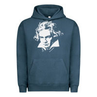 Pigment Midnight Navy beethoven Urban Hoodie - linhVisuals
