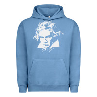 Pigment Pebble Blue beethoven Urban Hoodie - linhVisuals