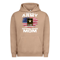 Pigment Burro proud army national guard mom with american flag gift pullover hoodie Urban Hoodie - linhVisuals