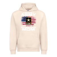 Sandshell proud army national guard mom with american flag gift pullover hoodie Urban Hoodie - linhVisuals