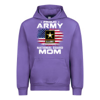Tulip proud army national guard mom with american flag gift pullover hoodie Urban Hoodie - linhVisuals