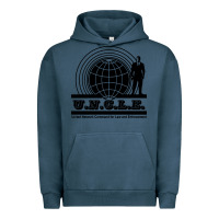 Pigment Midnight Navy the man from uncle Urban Hoodie - linhVisuals