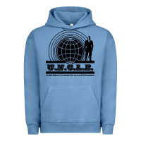 Pigment Pebble Blue the man from uncle Urban Hoodie - linhVisuals