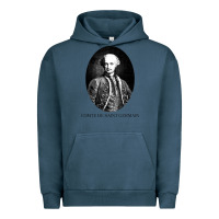 Pigment Midnight Navy comte de saint germain occultist philosopher Urban Hoodie - linhVisuals