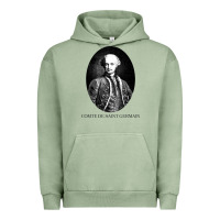 Pigment Oil Green comte de saint germain occultist philosopher Urban Hoodie - linhVisuals