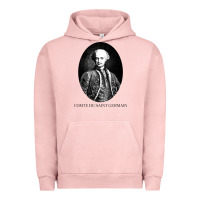 Pigment Salmon comte de saint germain occultist philosopher Urban Hoodie - linhVisuals