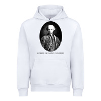 White comte de saint germain occultist philosopher Urban Hoodie - linhVisuals