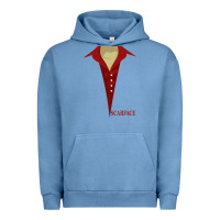 Pigment Pebble Blue scarface Urban Hoodie - linhVisuals