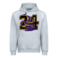 Heather Grey Mamba #24 Urban Hoodie - linhVisuals