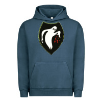 Pigment Midnight Navy season  ghost army Urban Hoodie - linhVisuals