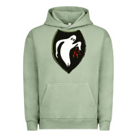Pigment Oil Green season  ghost army Urban Hoodie - linhVisuals