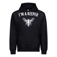 Black beekeeper im a keeper Urban Hoodie - linhVisuals