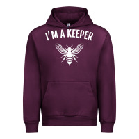 Mauve Wine beekeeper im a keeper Urban Hoodie - linhVisuals