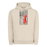 Pigment French Oak rc racing american flag radio control rc car t shirt Urban Hoodie - linhVisuals