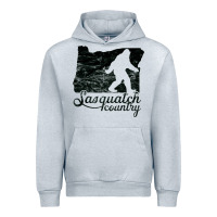 Heather Grey sasquatch country   sasquatch Urban Hoodie - linhVisuals