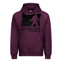 Mauve Wine sasquatch country   sasquatch Urban Hoodie - linhVisuals