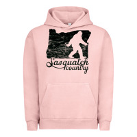 Pigment Salmon sasquatch country   sasquatch Urban Hoodie - linhVisuals