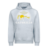 Heather Grey catskills new york vintage Urban Hoodie - linhVisuals