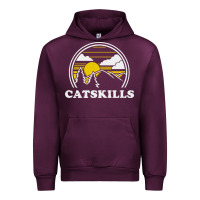 Mauve Wine catskills new york vintage Urban Hoodie - linhVisuals